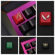1pc Personalized Artisan Aluminum Keycaps for Mechanical Gaming Keyboard ChatGPT / CSGO / Diamond Swords / Valorant / Zelda